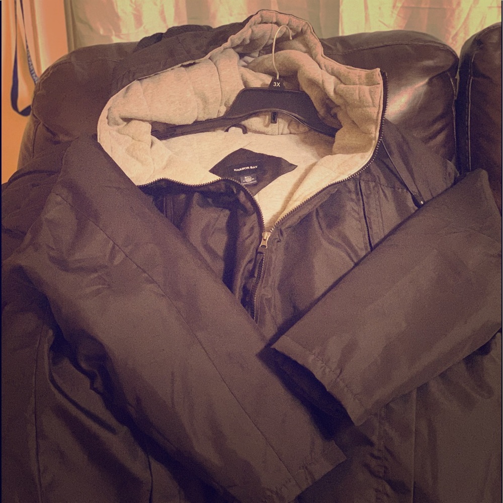 Men’s big & tall Harbor Bay Hooded Coat